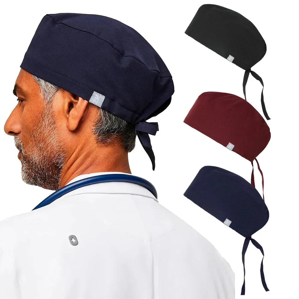 Medical Lab Tech - Topi kerja Scrub bedah topi perawatan
