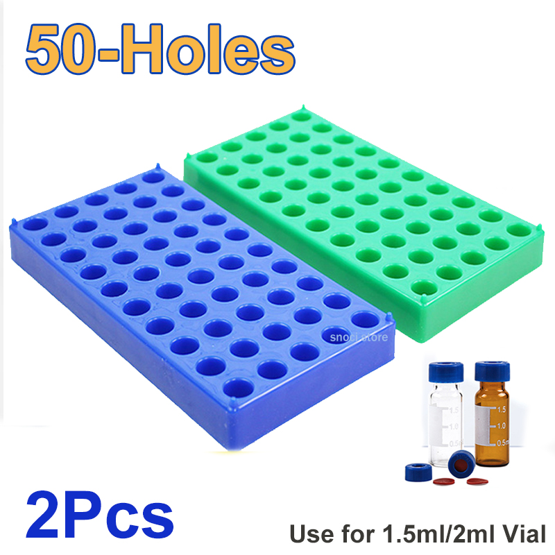 Centrifuge Tube Rack - Rak Botol Plastik 50 Memegang Cocok