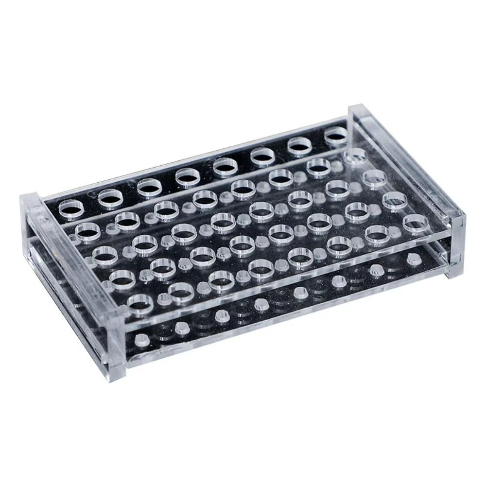 Centrifuge Tube Rack - Rak Tabung Akrilik Tahan Lama Transparan