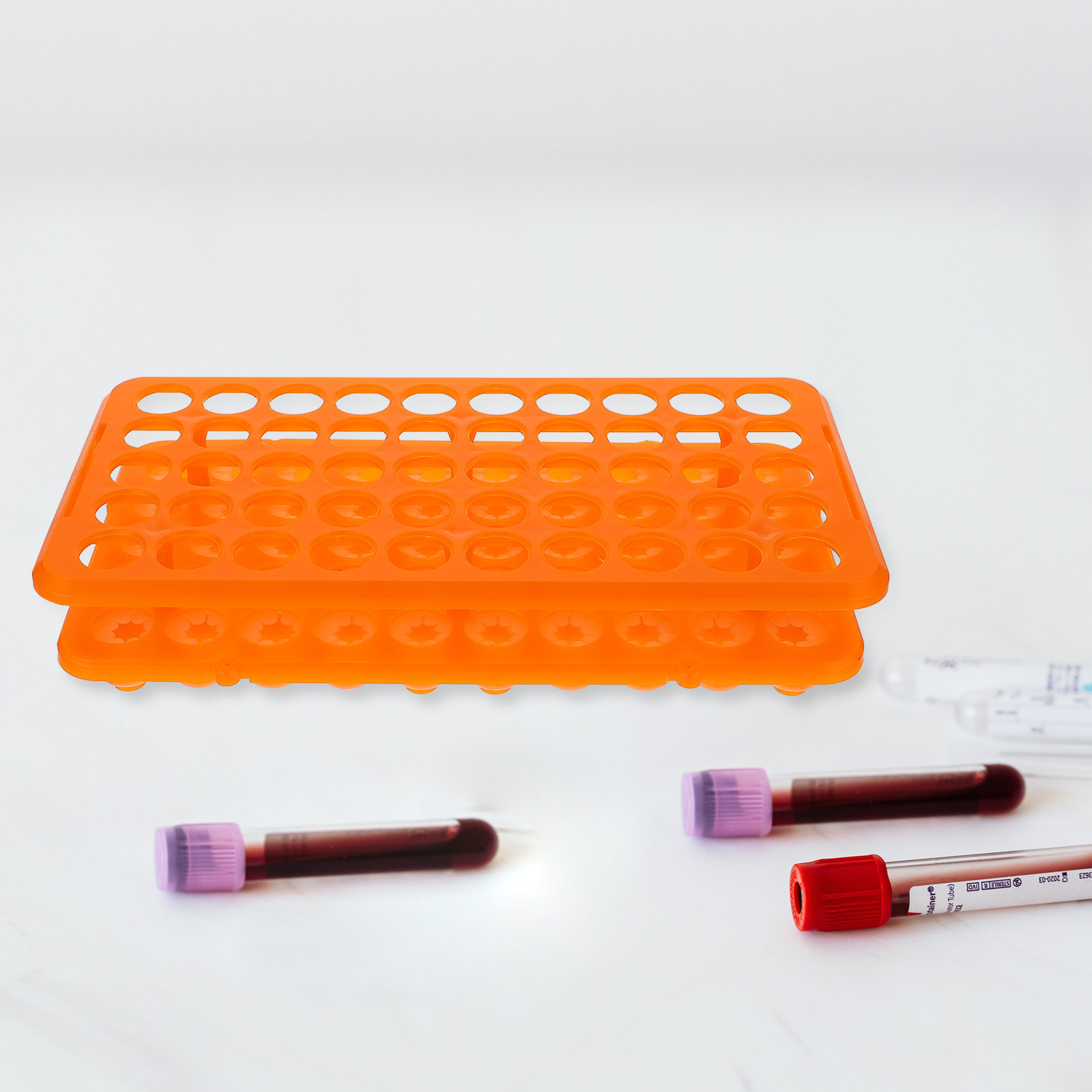 Centrifuge Tube Rack - Rak Tabung Uji dengan Kapasitas Besar,