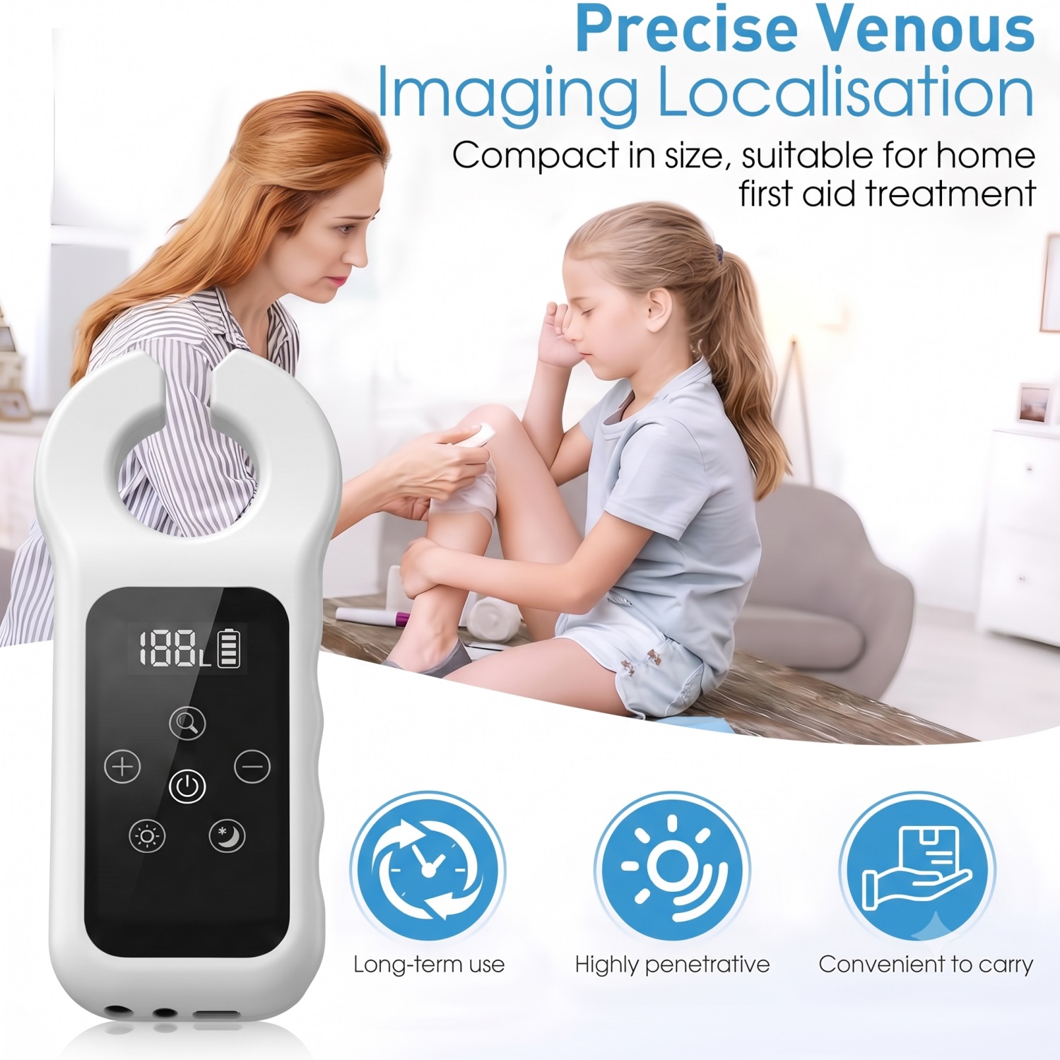 Medical Lab Equipments - Pemindai Inframerah Vena, Detektor Vena Medis,