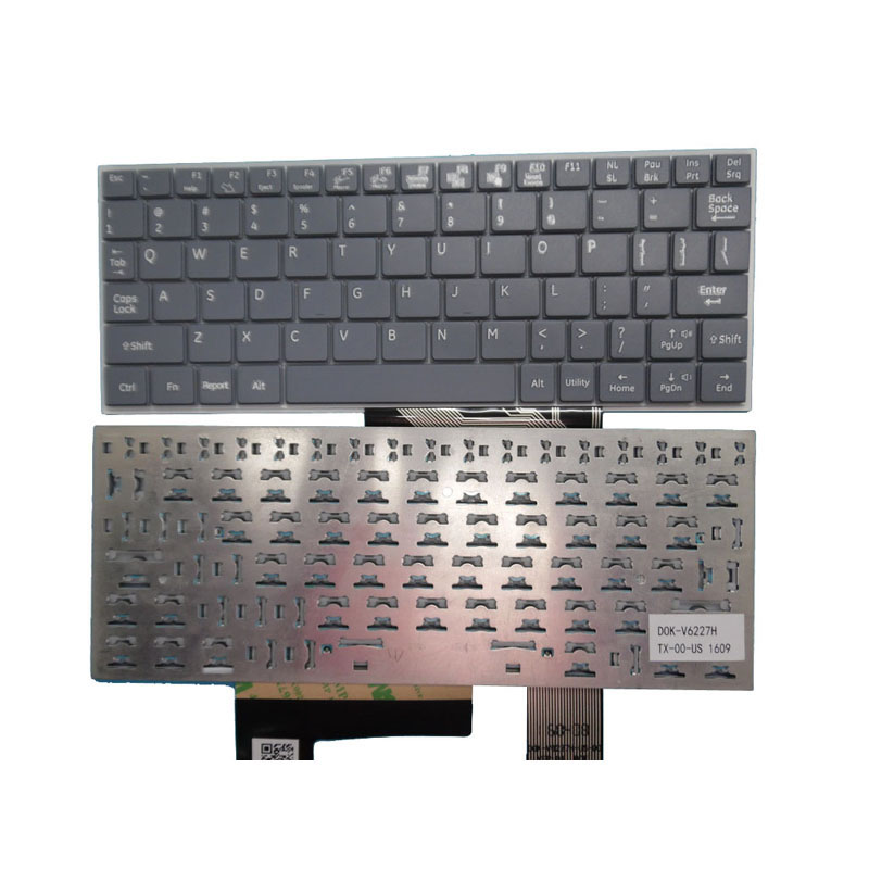 Medical Lab Equipments - Keyboard Ultrasound perangkat medis AS abu-abu
