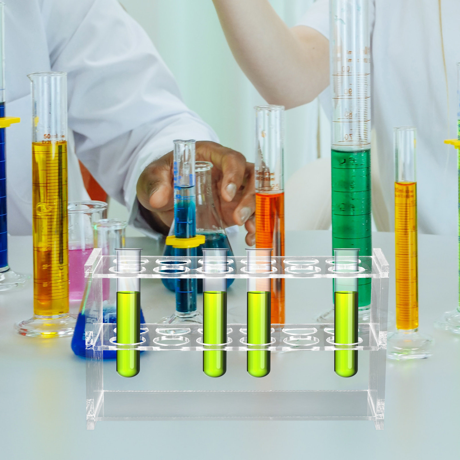 Rak Penyimpanan Tabung Uji 6 S - Centrifuge Tube Rack ulasan dan harga