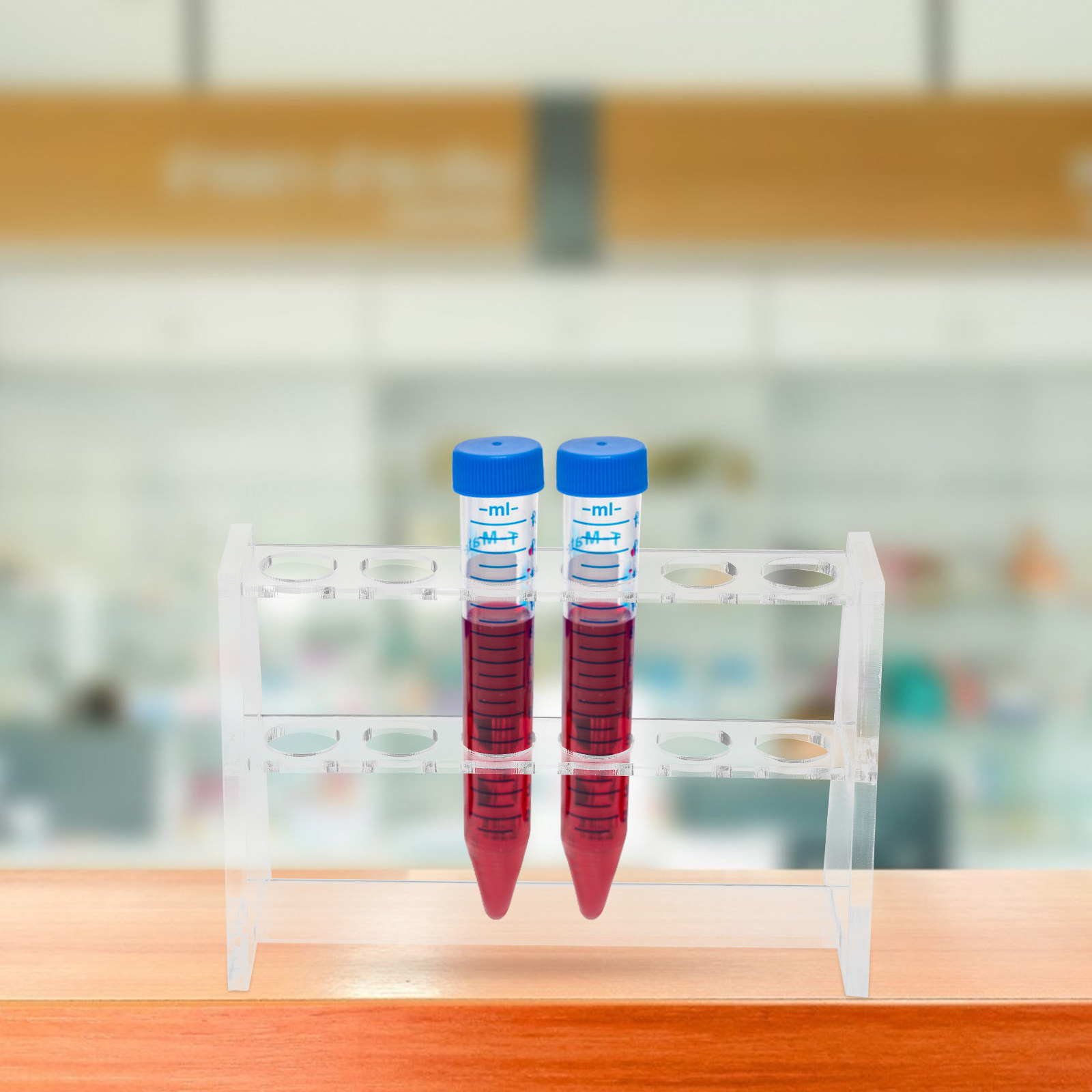 2 Buah Rak Tabung Uji Akrilik  - Centrifuge Tube Rack ulasan dan harga