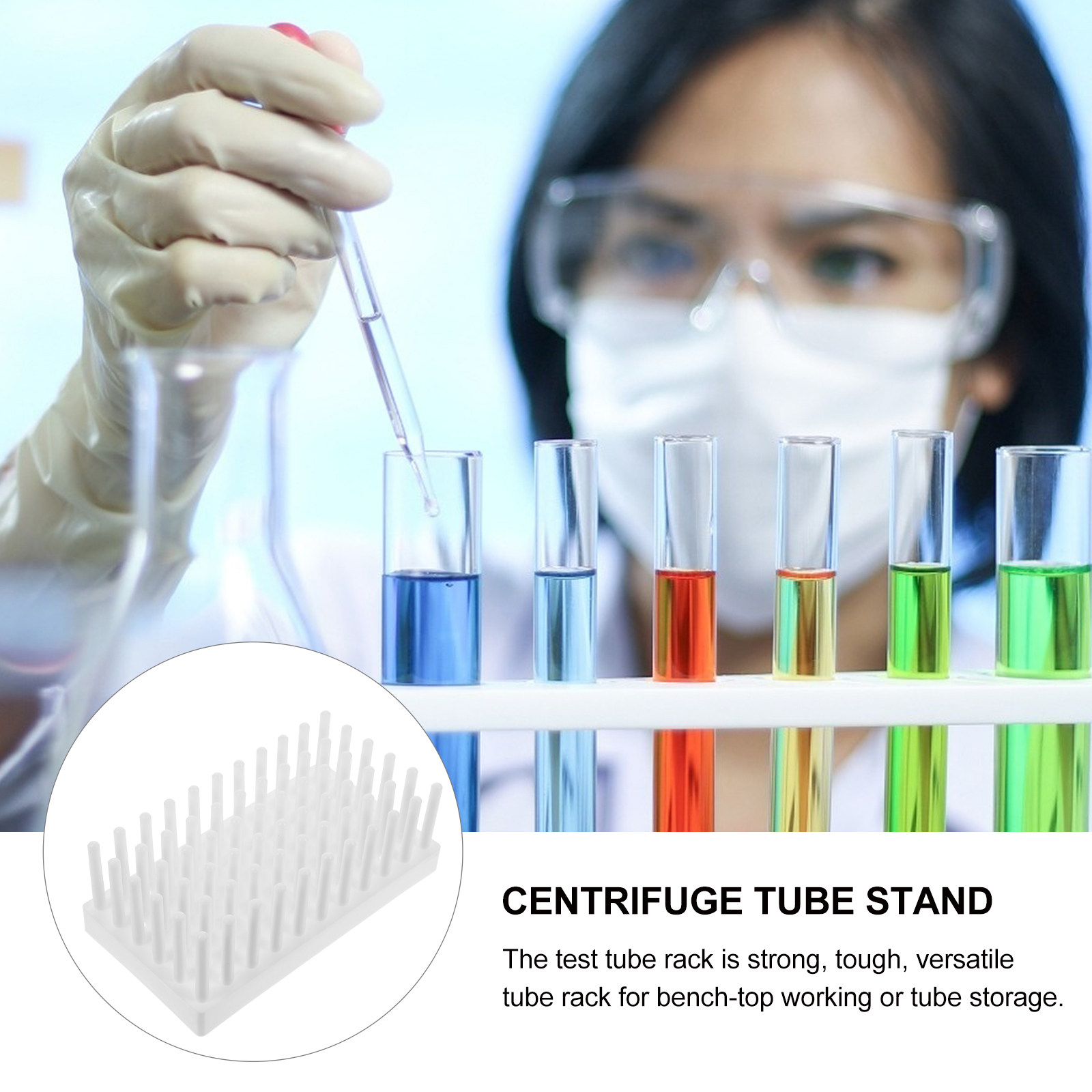 1Pcs Rak Pengering Tabung Sent - Centrifuge Tube Rack ulasan dan harga