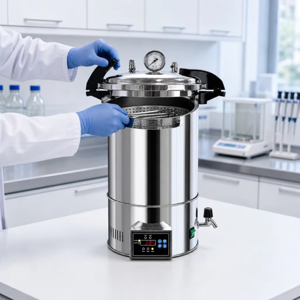 Sterilisator Uap Digital 24L,  - Medical Laboratory ulasan dan harga